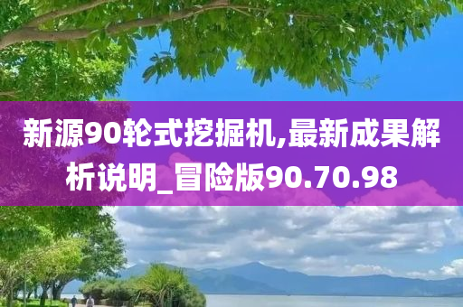 新源90轮式挖掘机,最新成果解析说明_冒险版90.70.98