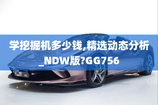 学挖掘机多少钱,精选动态分析_NDW版?GG756