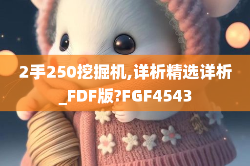 2手250挖掘机,详析精选详析_FDF版?FGF4543