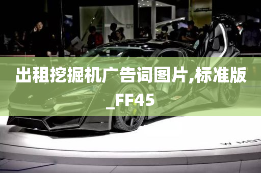 出租挖掘机广告词图片,标准版_FF45