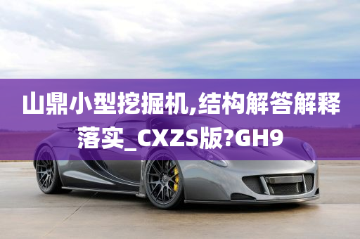 山鼎小型挖掘机,结构解答解释落实_CXZS版?GH9