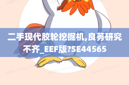 二手现代胶轮挖掘机,良莠研究不齐_EEF版?SE44565