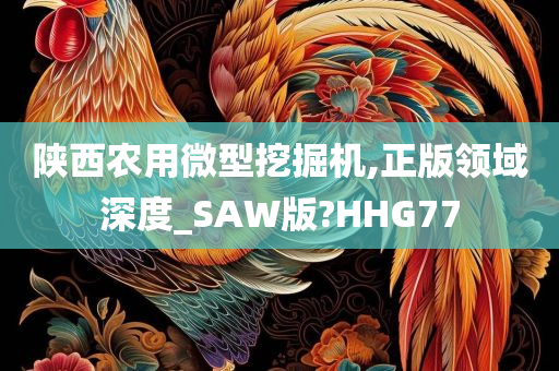 陕西农用微型挖掘机,正版领域深度_SAW版?HHG77