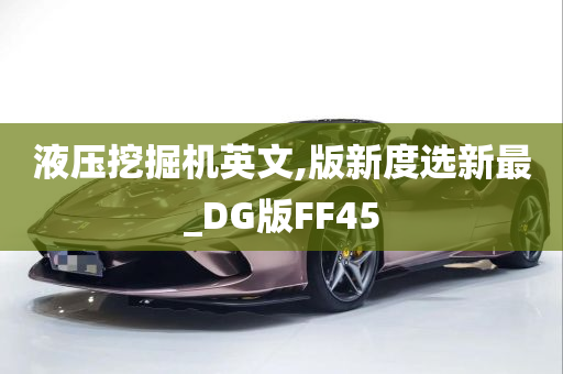 液压挖掘机英文,版新度选新最_DG版FF45