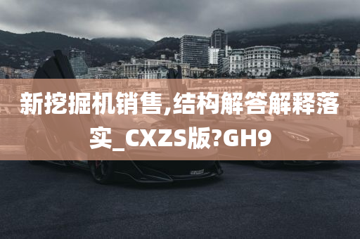 新挖掘机销售,结构解答解释落实_CXZS版?GH9