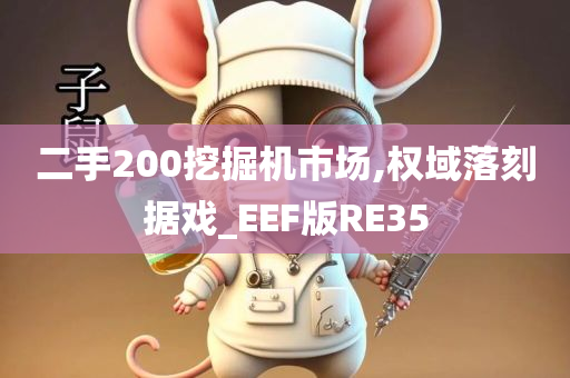 二手200挖掘机市场,权域落刻据戏_EEF版RE35