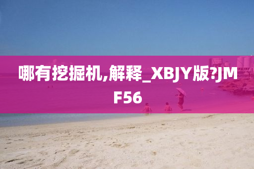 哪有挖掘机,解释_XBJY版?JMF56