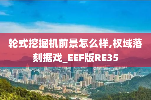 轮式挖掘机前景怎么样,权域落刻据戏_EEF版RE35