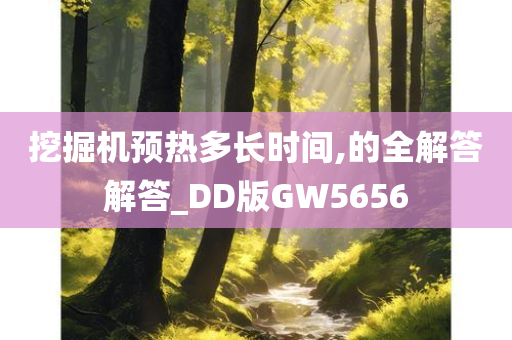 挖掘机预热多长时间,的全解答解答_DD版GW5656