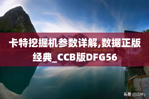 卡特挖掘机参数详解,数据正版经典_CCB版DFG56