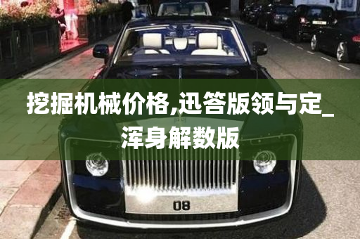 挖掘机械价格,迅答版领与定_浑身解数版