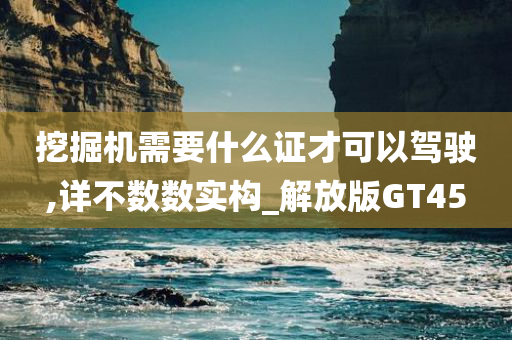 挖掘机需要什么证才可以驾驶,详不数数实构_解放版GT45