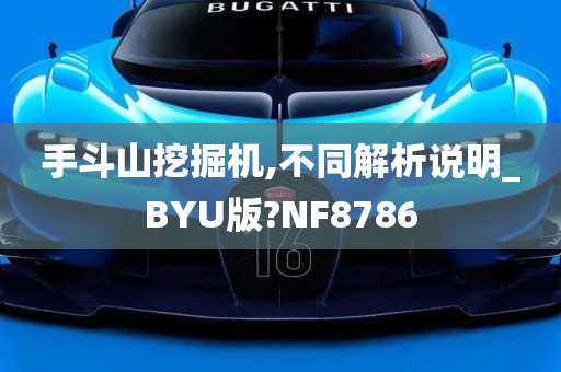 手斗山挖掘机,不同解析说明_BYU版?NF8786