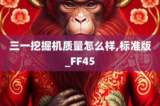 三一挖掘机质量怎么样,标准版_FF45