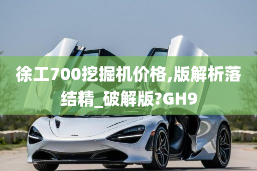 徐工700挖掘机价格,版解析落结精_破解版?GH9