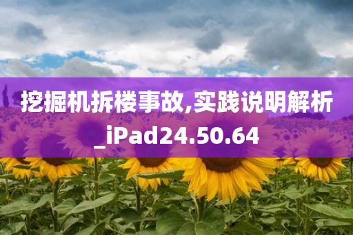 挖掘机拆楼事故,实践说明解析_iPad24.50.64