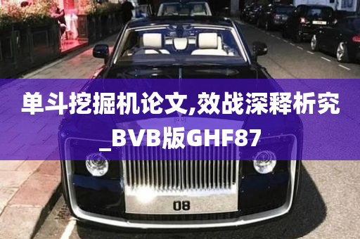 单斗挖掘机论文,效战深释析究_BVB版GHF87