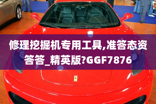 修理挖掘机专用工具,准答态资答答_精英版?GGF7876