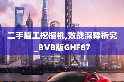 二手厦工挖掘机,效战深释析究_BVB版GHF87