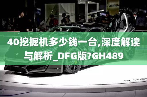 40挖掘机多少钱一台,深度解读与解析_DFG版?GH489