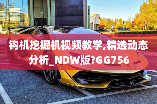 钩机挖掘机视频教学,精选动态分析_NDW版?GG756