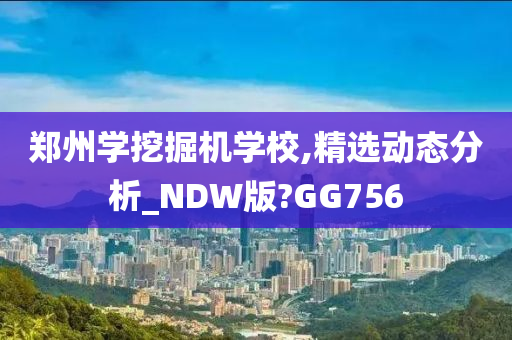 郑州学挖掘机学校,精选动态分析_NDW版?GG756