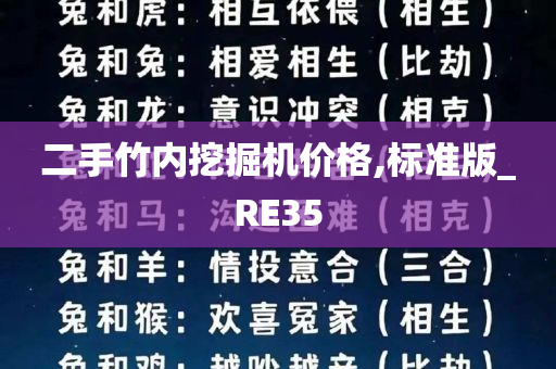 二手竹内挖掘机价格,标准版_RE35