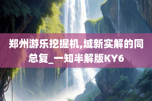 郑州游乐挖掘机,域新实解的同总复_一知半解版KY6