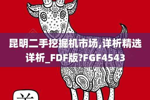 昆明二手挖掘机市场,详析精选详析_FDF版?FGF4543