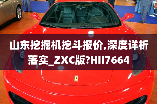 山东挖掘机挖斗报价,深度详析落实_ZXC版?HII7664