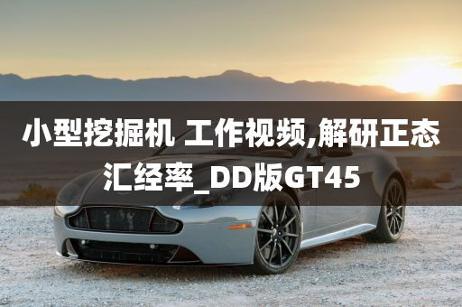 小型挖掘机 工作视频,解研正态汇经率_DD版GT45