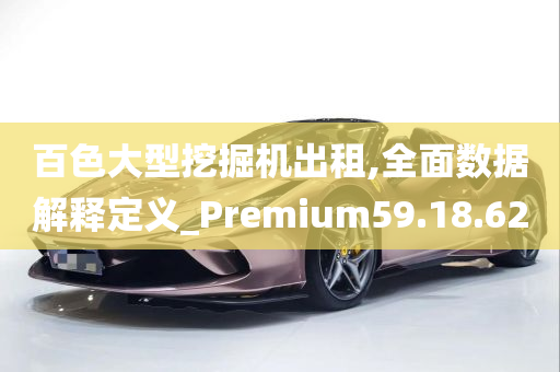 百色大型挖掘机出租,全面数据解释定义_Premium59.18.62