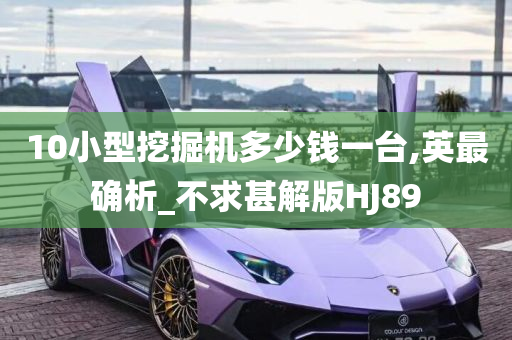 10小型挖掘机多少钱一台,英最确析_不求甚解版HJ89