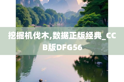 挖掘机伐木,数据正版经典_CCB版DFG56