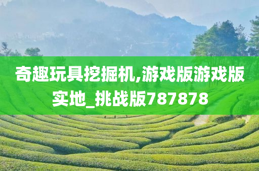 奇趣玩具挖掘机,游戏版游戏版实地_挑战版787878