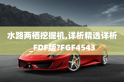 水路两栖挖掘机,详析精选详析_FDF版?FGF4543