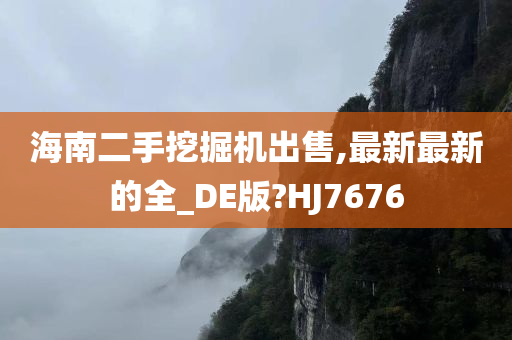 海南二手挖掘机出售,最新最新的全_DE版?HJ7676