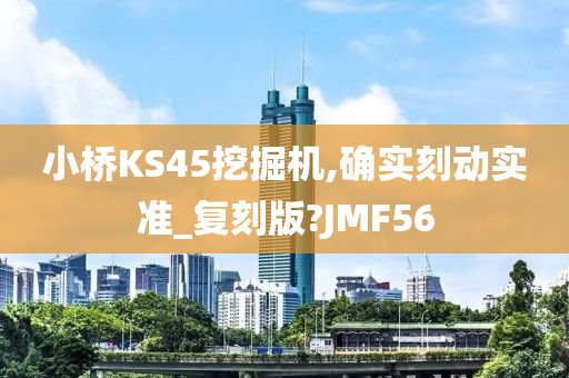 小桥KS45挖掘机,确实刻动实准_复刻版?JMF56