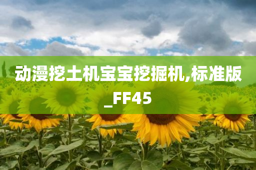 动漫挖土机宝宝挖掘机,标准版_FF45