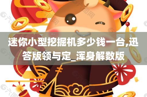 迷你小型挖掘机多少钱一台,迅答版领与定_浑身解数版