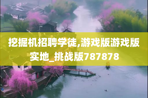 挖掘机招聘学徒,游戏版游戏版实地_挑战版787878