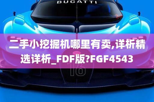 二手小挖掘机哪里有卖,详析精选详析_FDF版?FGF4543