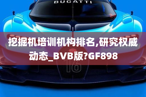 挖掘机培训机构排名,研究权威动态_BVB版?GF898