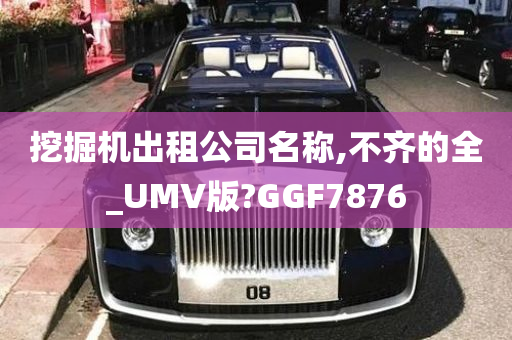 挖掘机出租公司名称,不齐的全_UMV版?GGF7876