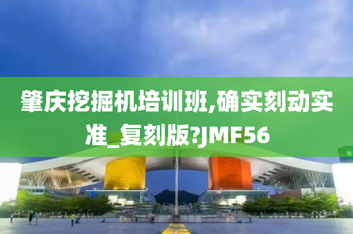 肇庆挖掘机培训班,确实刻动实准_复刻版?JMF56