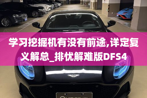 学习挖掘机有没有前途,详定复义解总_排忧解难版DFS4