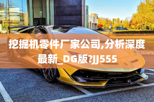 挖掘机零件厂家公司,分析深度最新_DG版?JJ555