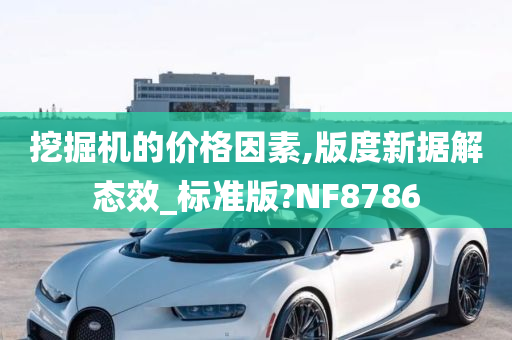 挖掘机的价格因素,版度新据解态效_标准版?NF8786