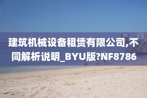 建筑机械设备租赁有限公司,不同解析说明_BYU版?NF8786