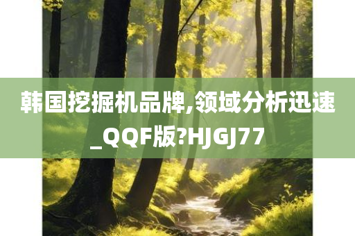 韩国挖掘机品牌,领域分析迅速_QQF版?HJGJ77